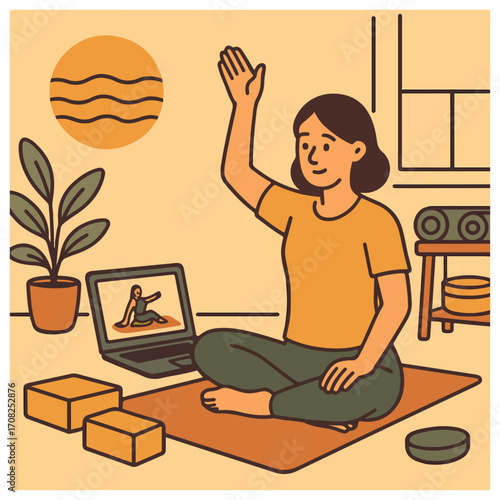 Home Yoga Session – Mindfulness & Wellness Routine