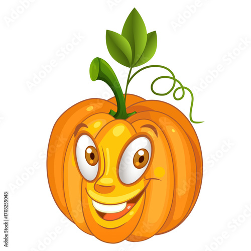 Cartoon pumpkin.ai