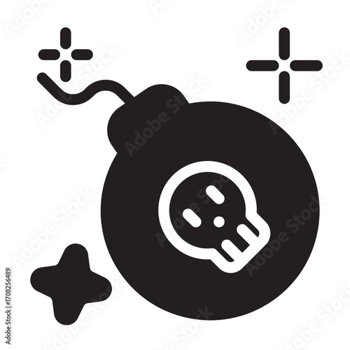 Bomb Solid Icon