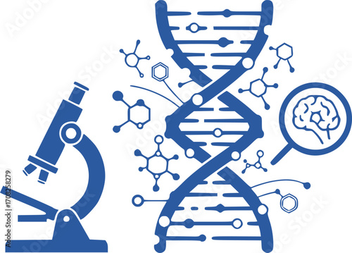 DNA Research Gene Discovery Genetic Science Molecular Biology Analysis
