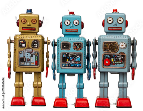 vintage toy robot
