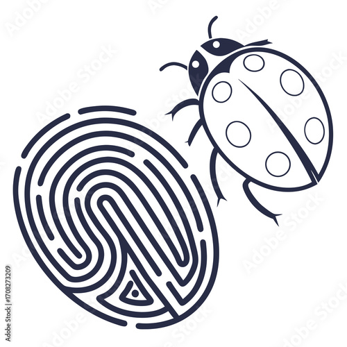 Ladybug and Fingerprint A Unique Combination of Nature and Security
