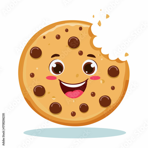 Happy Cookie Cartoon