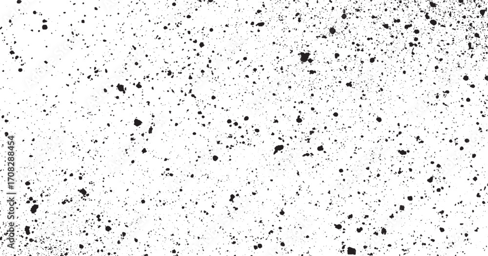 Dust grain grunge texture overlay with cracks and distressed wall background. Vintage abstract grunge  Grain noise background of black dots and grainy halftone fade with stipple effect of sand dust 