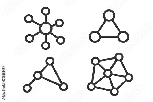 Plane line icon set of airplane vector illustrations with transparent background, aircraft symbols collection, aviation transport concept, flying and travel icons