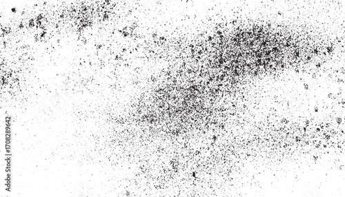 Dirty or dust film grain speck grit grunge overlay on white background grain noise grain dot white   grain texture. Abstract black and white gritty grunge background. Old film dust and grain texture,