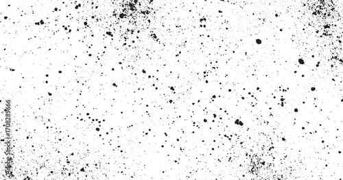 Dirty or dust film grain speck grit grunge overlay on or dust film grain speck grit grunge overlay Speckle grain dot white paper noise texture with distress effect vector illustration pattern backgrou