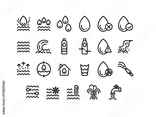 A set of an icon 