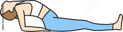 운동하는 여성