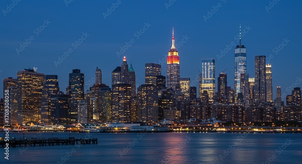 Fototapeta premium Cityscape Travel Business Technology in Nature, Abstract People, Lifestyle Fashion Background