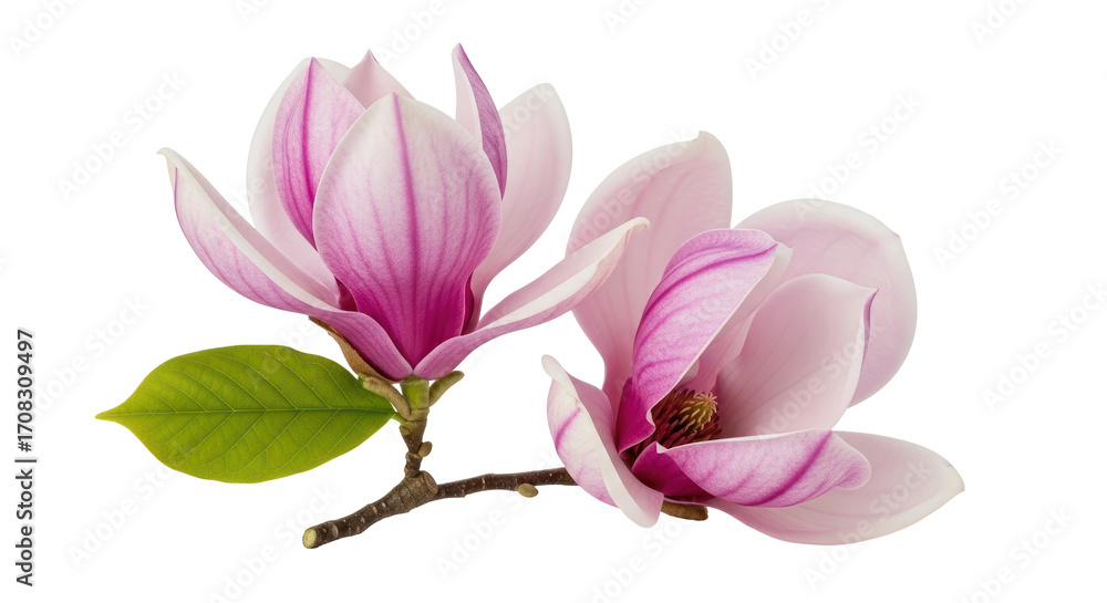 Fototapeta premium Isolated Magnolia Flowers