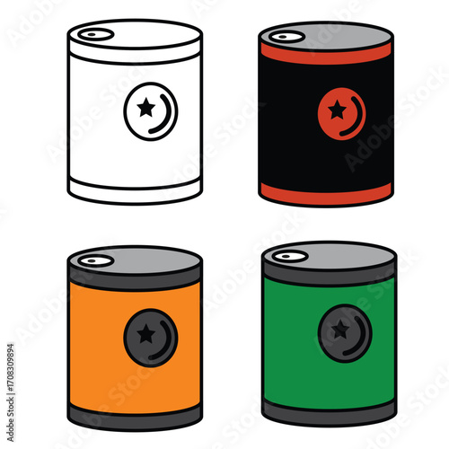 Oil Tank Icon Art