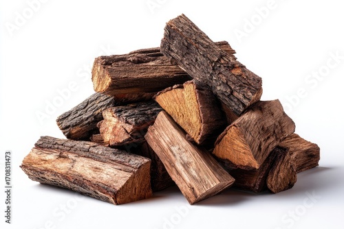 Wallpaper Mural Pile of seasoned firewood logs (1) Torontodigital.ca