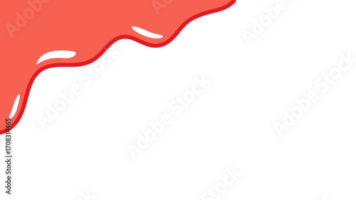 Abstract Pink Slime Dripping on White Background. Playful Slime Splash Isolated. Kawaii Slime Drip Graphic. fluid liquid fun background. fluid liquid background.