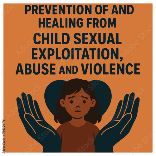 World Day Flyer for Prevention and Healing from Child Sexual Exploitation, Abuse, Violence, Awareness Campaign, Protection, Advocacy, Support Design