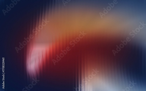 Fractal Glass effect Gradients Textures Abstract blurred background featuring a blend of dark blue orange and red creating a soft gradient effect
