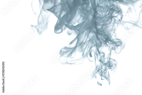 smoke on white background