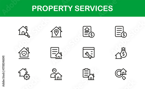 Economy and Trade Essentials – Professional Line Icon Set Featuring Minimal, Modern, Editable Outline Graphics for Financial and Global Business Themes