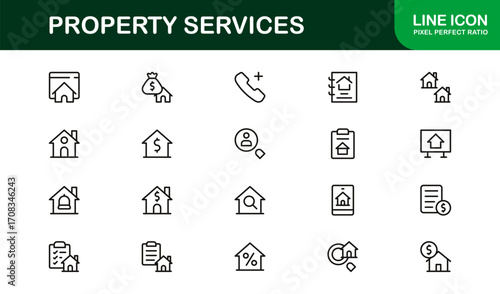Economy and Trade Essentials – Professional Line Icon Set Featuring Minimal, Modern, Editable Outline Graphics for Financial and Global Business Themes