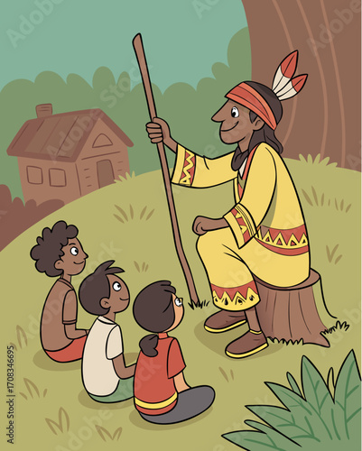 Native American Storyteller