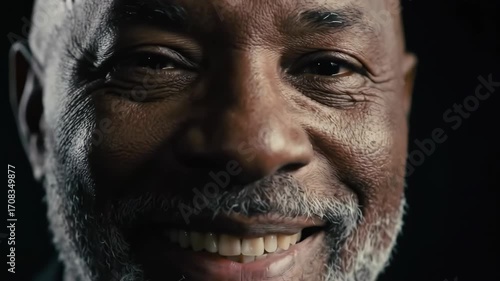 A Smile's Story Portrait of Joy and Wisdom