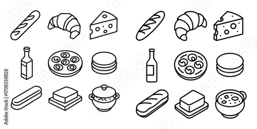 Icônes Cuisine Française