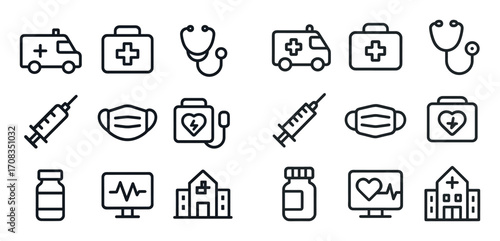 Emergency Health Icons