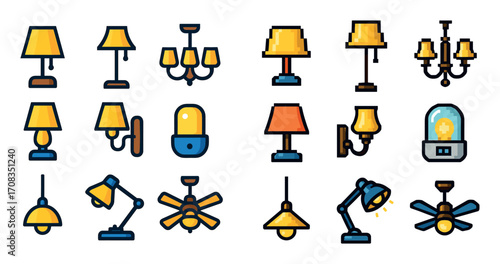 Bedroom Lighting Icons