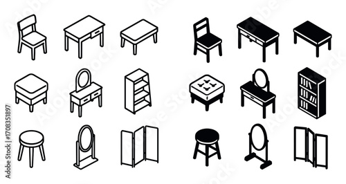 Bedroom Furniture Icons
