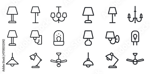 Bedroom Lighting Icons