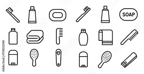 Minimalist Hygiene Icons
