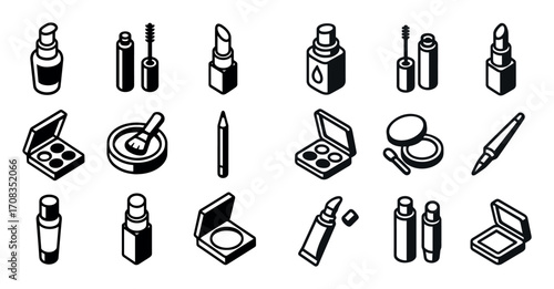 Isometric Beauty Icons