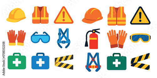 Construction Safety Icons