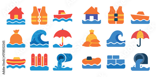 Flood Icons Collection