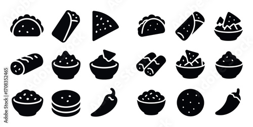 Mexican Cuisine Icons
