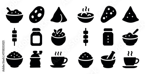 Indian Cuisine Icons