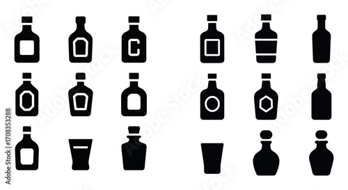 Solid Alcohol Icons