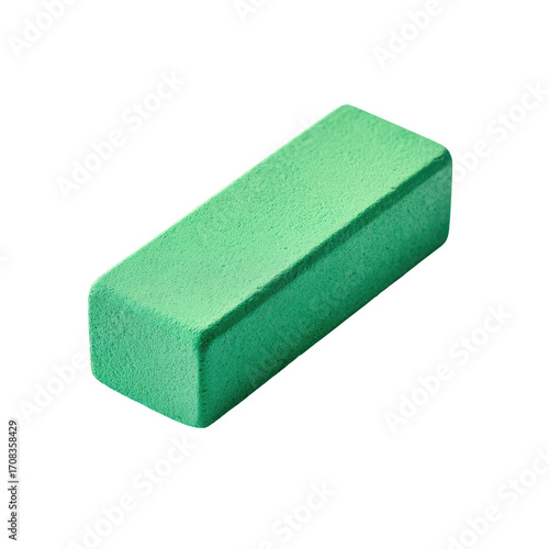 Rectangular, vibrant green bar