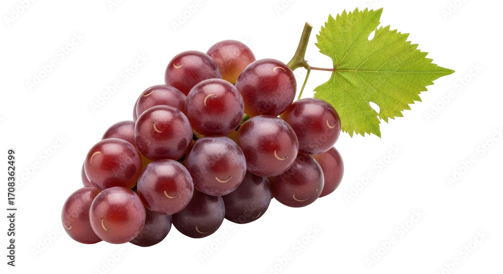 Fototapeta premium Isolated Red Grapes