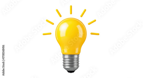 Isolated Light bulb