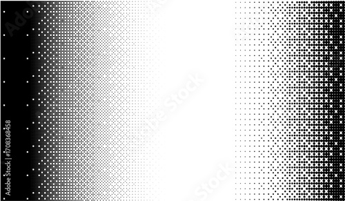Gradient Halftone Pixel Backgrounds Dots. Led screen texture dots display light background.TV pixel pattern screen and videowall. Dot RGB TV background. Abstract vector background