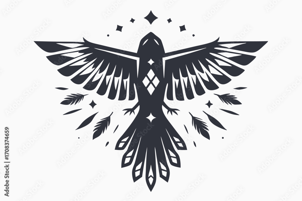 Obraz premium eagle with wings