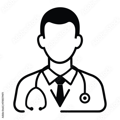 Doctor's symbol with Stethoscope"