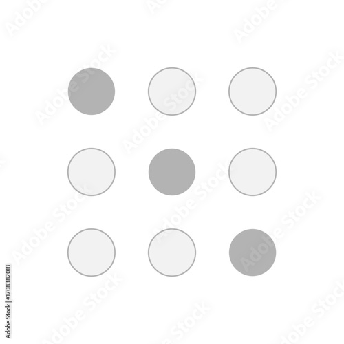 Swipe carousel. 3 dots navigation