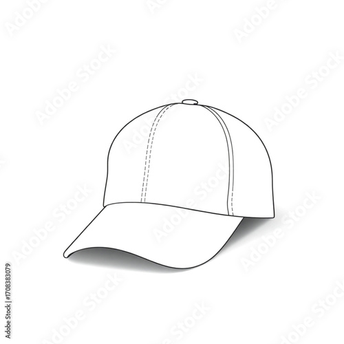 Minimalist clean vector illustration of a computer technology icon modern simple design