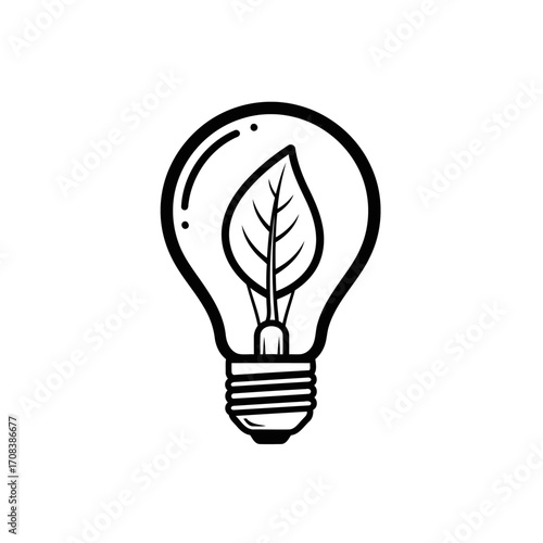 Eco-Friendly Bulb Light with Sustainable Concept