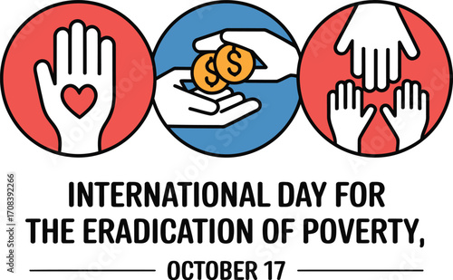 Symbolic illustration for International Day for the Eradication of Poverty, October 17