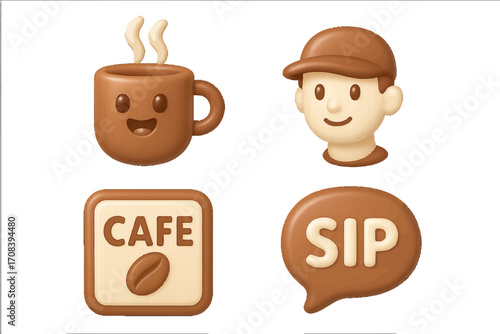 Enjoying coffee and conversation at a cozy cafe with a friendly atmosphere in the afternoon light