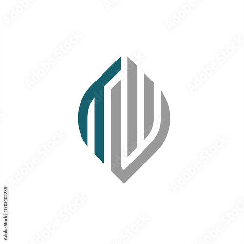 creative TW logo with blue and grey nuances