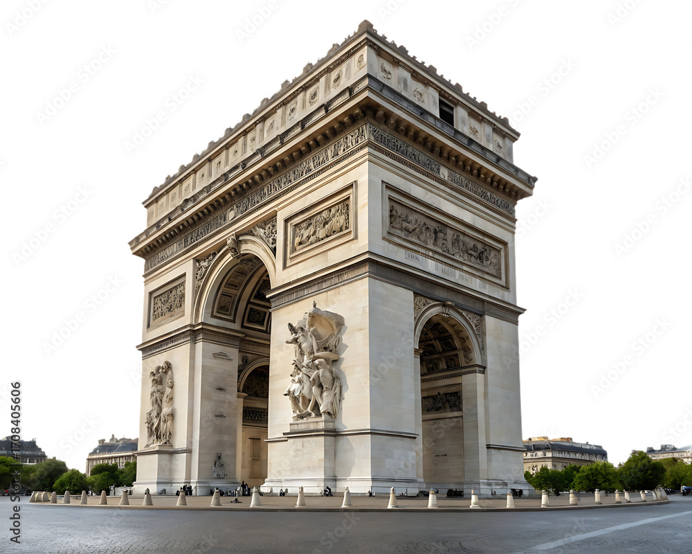 Fototapeta premium Arc de Triomphe Paris France Landmark Architecture